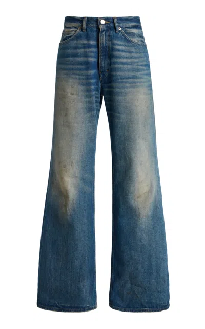 Haikure Clara Rigid Flared Jeans In Blue