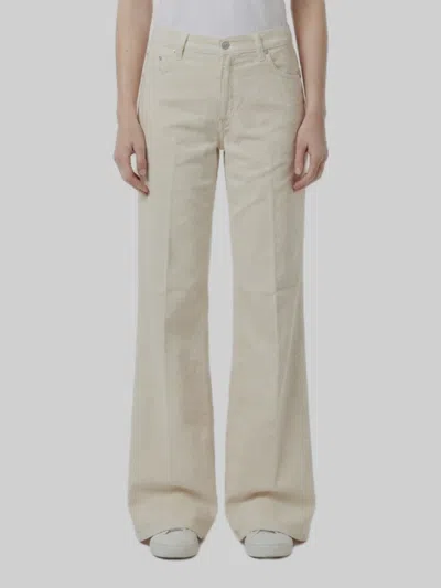 Haikure Clara Velvet Pier Jeans In White