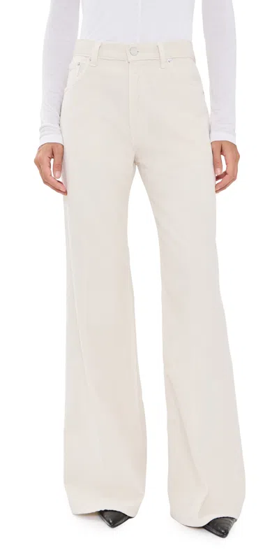 Haikure Clara Velvet Pier Pants Snow In Animal Print