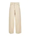Haikure Oversized Velvet Trousers Belt Loops In Brown