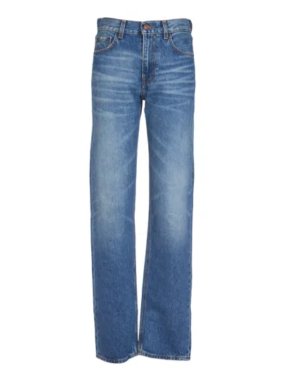 Haikure Cleo Jeans In Mid Blue