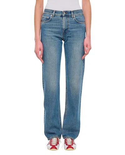 Haikure Cleo Mediterranean Blue Straight-leg Jeans