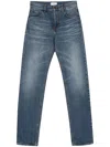Haikure Cleo Mid-rise Slim Jeans In L0721 Mid Blue