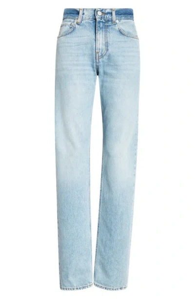 Haikure Cleo Straight Leg Jeans In Blue Aqua