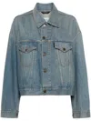 Haikure Washed Denim Jacket In Blue