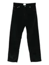 Haikure Corduroy Cotton Trousers In Black