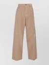 Haikure Corduroy Fabric Wide Fit Trousers In Multi