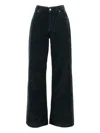 Haikure Wide-leg Trousers With Back Pockets In Black