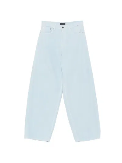 Haikure Corduroy Wide-leg Trousers In Blue