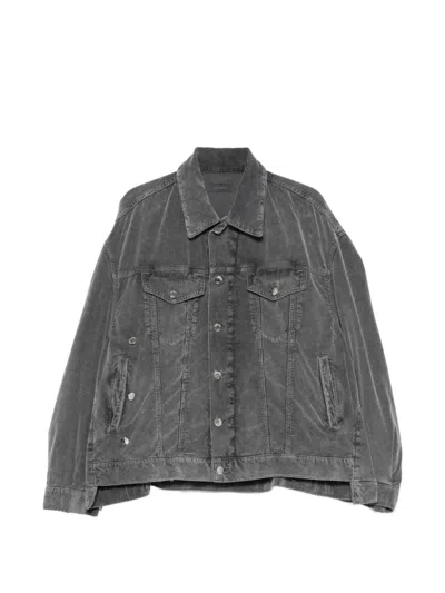 Haikure Geknöpfte Jacke Aus Cord In Gray