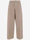 Haikure Cotton And Linen Jeans In Beige