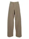 Haikure Candy Pleated Stretch Low-rise Wide-leg Jeans