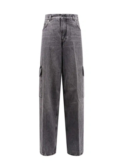 HAIKURE COTTON CARGO TROUSER WITH BACK LOGO PATCH