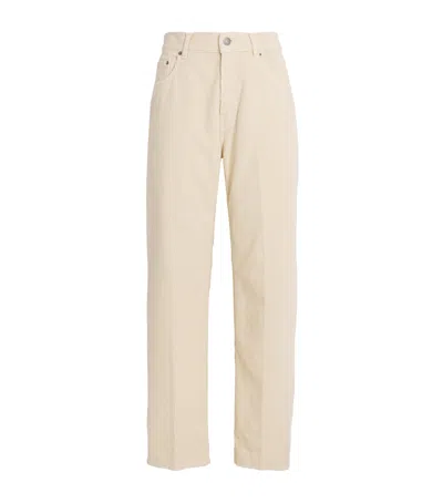 Haikure Cotton Corduroy Bonnie Trousers In Neutral