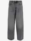 Haikure Wide-leg Mid-rise Jeans In Gray
