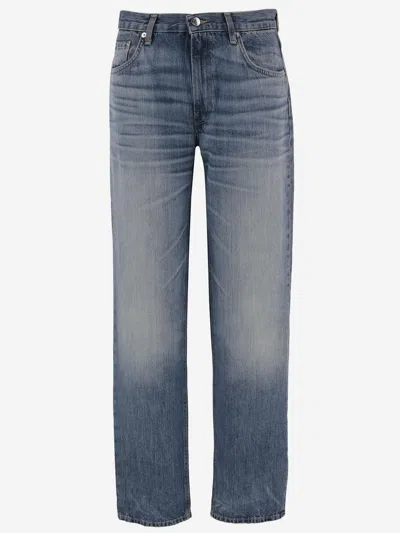 Haikure Cotton Denim Jeans In Blue