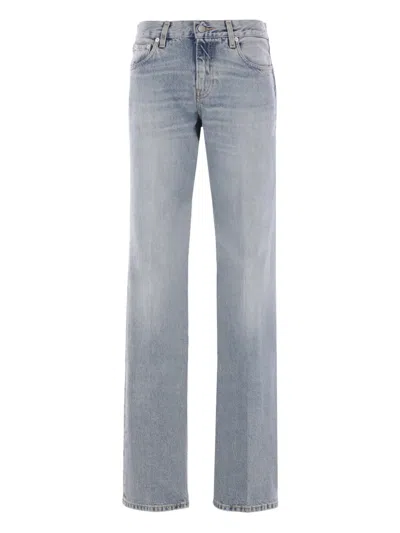 Haikure Five-pocket Denim Trousers In Blue