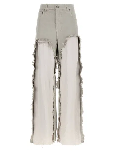 Haikure Cotton Fla Women's Jeans In Gray