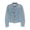 Haikure Button-up Denim Jacket In Blue