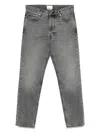 Haikure Paint-splatter Straight-leg Jeans In Gray
