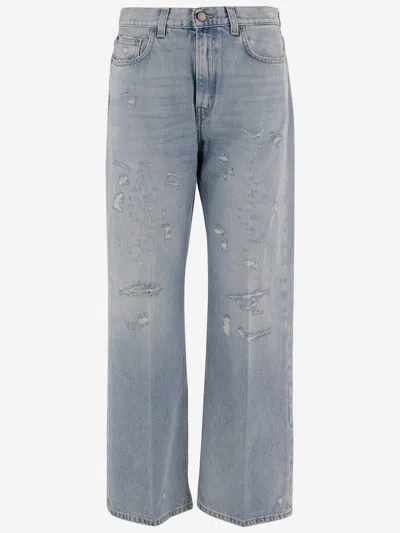Haikure Cotton Jeans In Blue