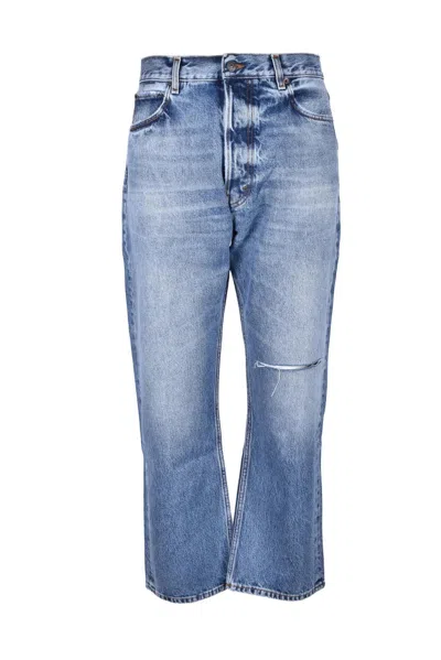 Haikure Cotton Jeans - Blue