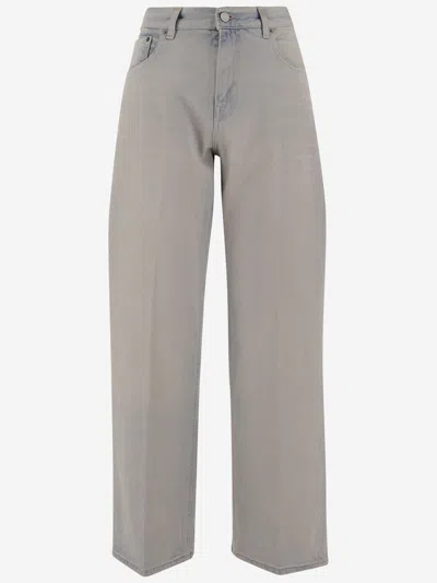 Haikure Cotton Jeans In Gray