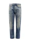 HAIKURE COTTON JEANS WITH BACK LOGO PATCH