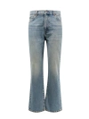 HAIKURE COTTON JEANS WITH BACK LOGO PATCH