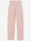 Haikure Cotton Pants In Pink
