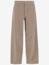 Haikure Cotton Pants In Brown