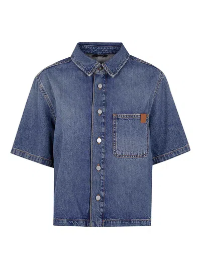 Haikure Cotton Shirt In Blue