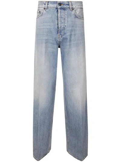 Haikure Cotton Straight Jeans In Blue