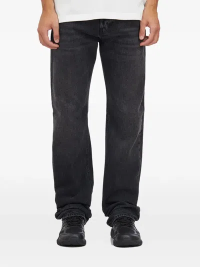 Haikure Cotton Washed Trousers In Black