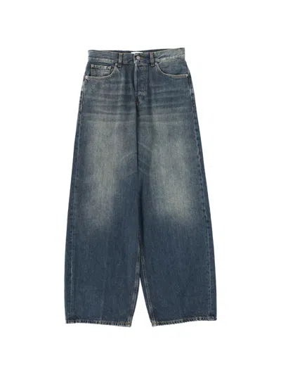 Haikure Cotton Wide-jeans Jeans In Blue