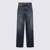 Haikure Dark Blue Cotton Jeans In Blue