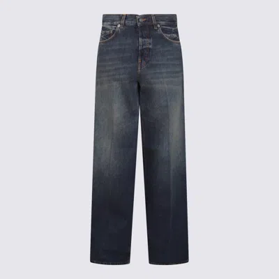 HAIKURE DARK BLUE COTTON JEANS