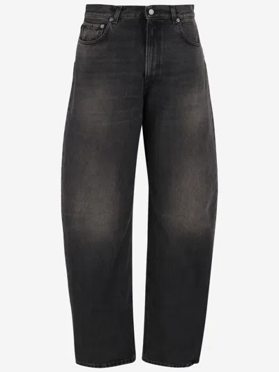 HAIKURE DARK GREY COTTON JEANS