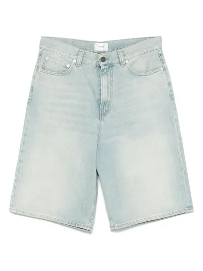 Haikure Denim Bermuda Shorts In 蓝色