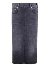 Haikure Authentic Skirt With Pockets And Slit In Blue