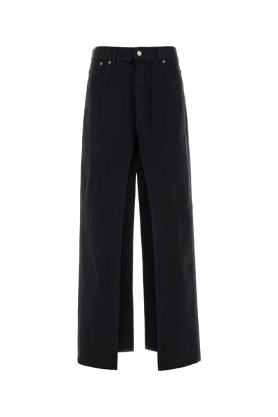 Haikure Denim Gana Skirt In Black