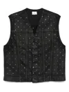 Haikure Geena Carbon Wash Vest Carbon Wash In 黑色