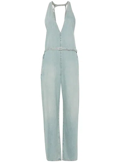 Haikure Dakota Jumpsuit In Light Blue Denim