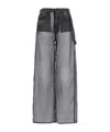 Haikure Winona Sheer Organza Pants In Gray