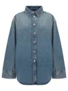Haikure New Ofelia Oversized Shirt In Blue