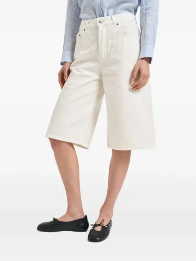 Haikure Denim Shorts In White