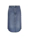 Haikure Denim Piper Midi Skirt