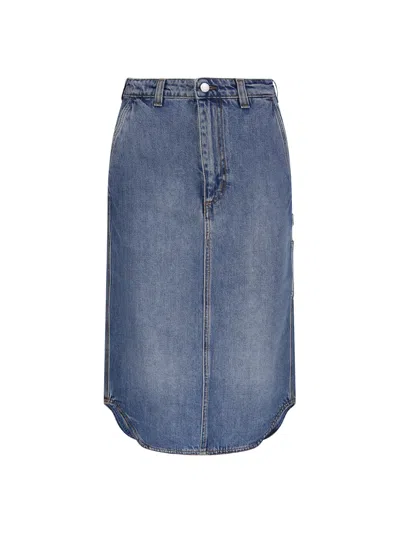 HAIKURE HAIKURE DENIM MIDI SKIRT