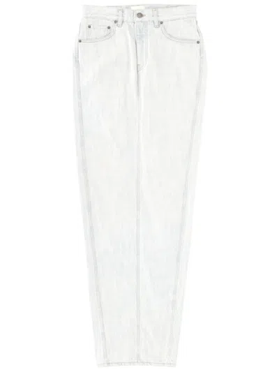 Haikure Denim Solid Maxi Skirt In Blue