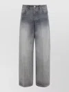 Haikure Bethany Oversized Washed-effect Jeans In Gray